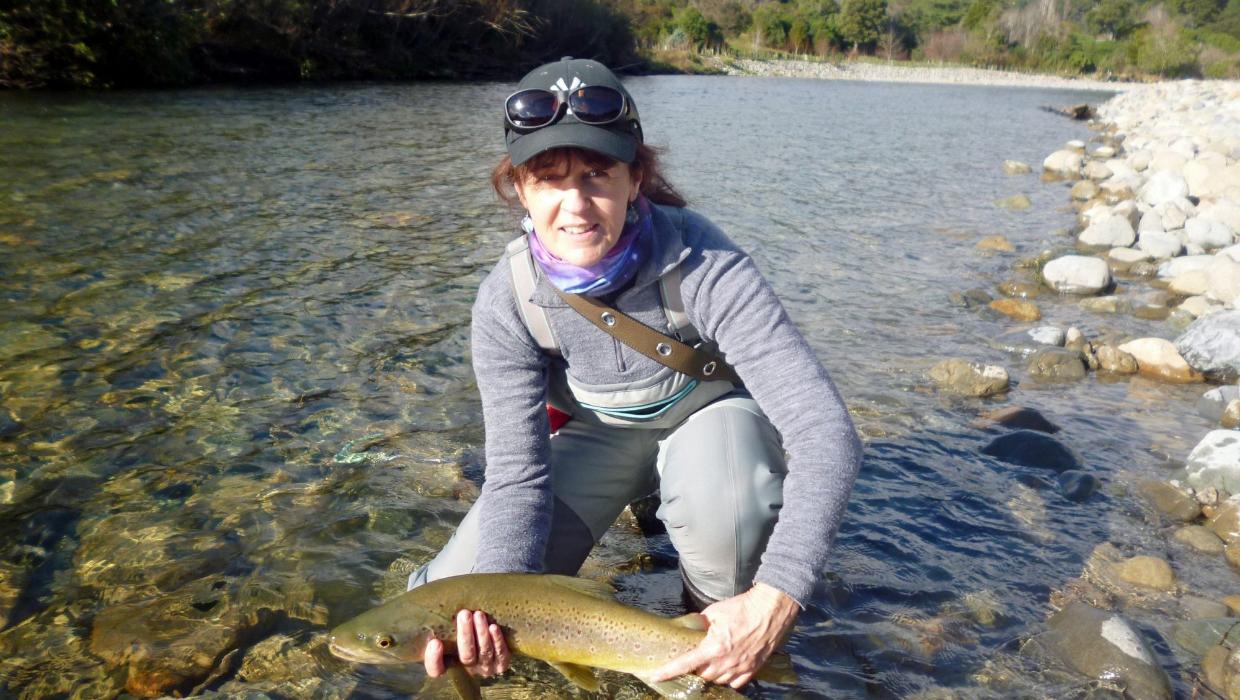 Attempt to lure more women to the delights of catching trout